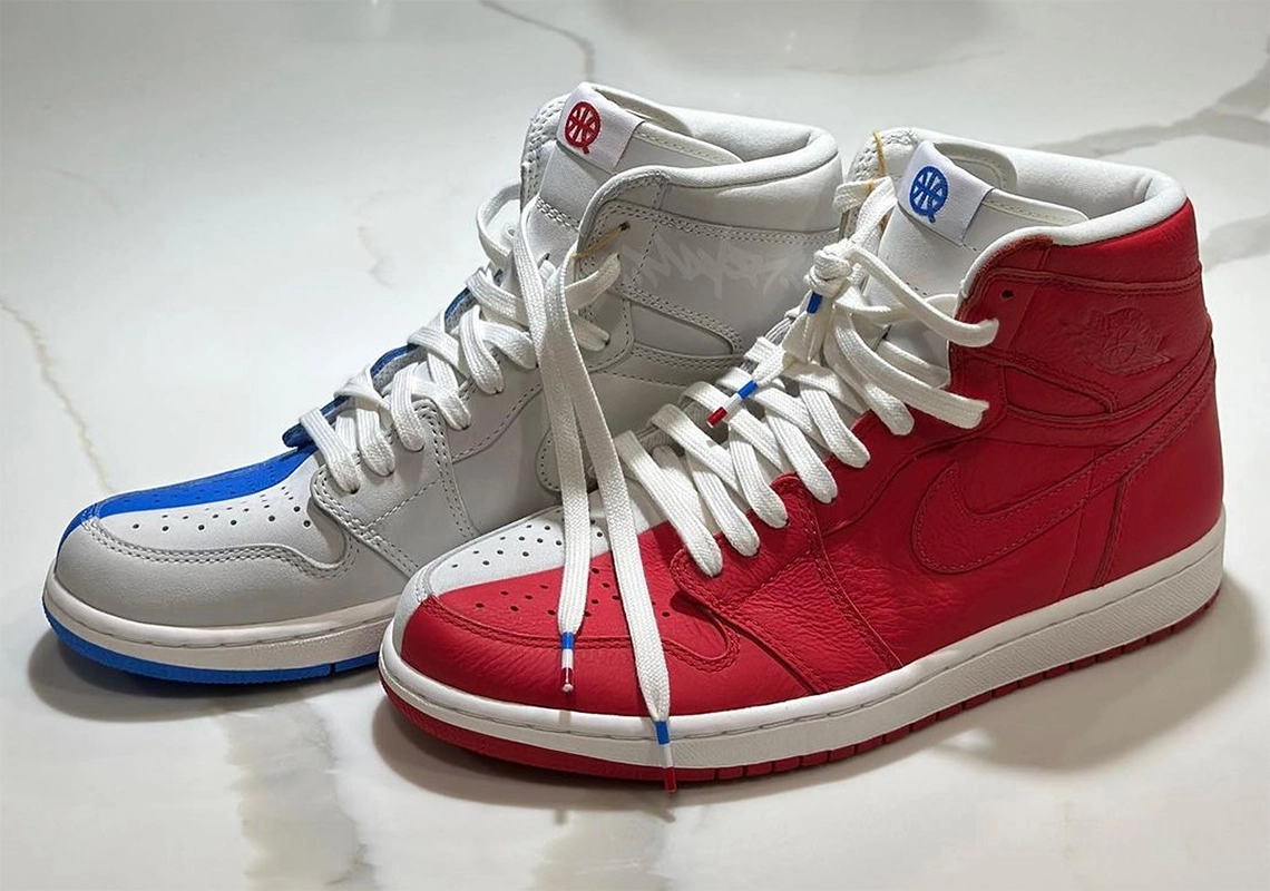 【サンプル】ナイキ エア ジョーダン 1 ハイ OG “クアイ 54” 2022 ホワイト/ブルー/レッド (NIKE AIR JORDAN 1 HIGH OG “Quai 54” White/Blue/Red”)