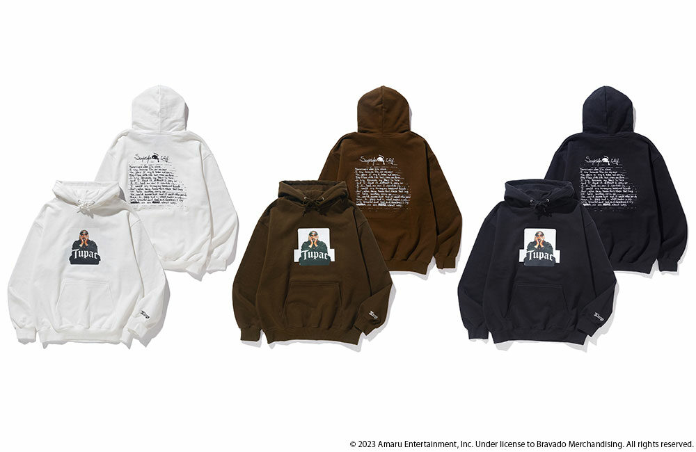 XLARGE×TUPAC パーカー L 2PAC コラボ 限定バンダナ付き 値引き 36.0