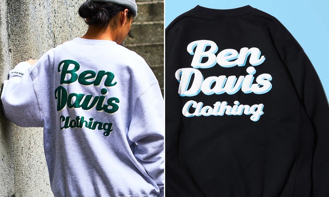 BEN DAVIS × FREAK’S STORE インパクト抜群の別注ビッグシルエットバックプリントスウェット (ベンデイビス フリークスストア)