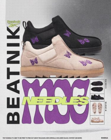 海外発売！REEBOK x NEEDLES BEATNIK MOCS (リーボック ニードルズ ビートニック) [HP2976/HP2977/HP6838/HP6839]