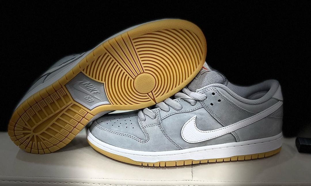 nike sb dunk low pro iso grey gum 27.5cm