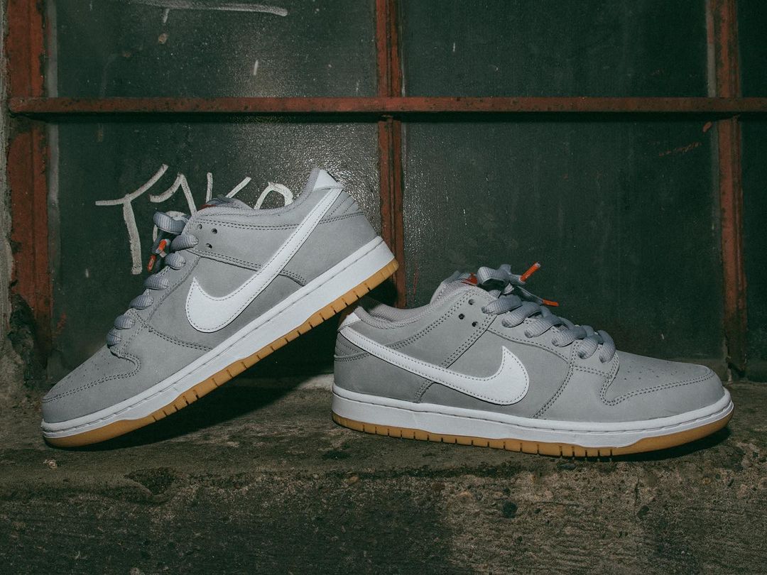 nike sb dunk low pro iso grey gum 27.5cm