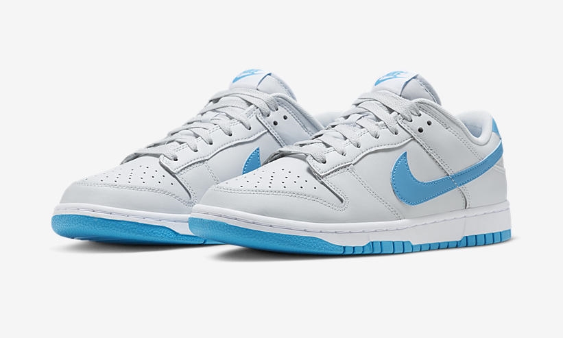 海外発売！ナイキ ダンク ロー レトロ “ピュアプラチナム/ブルーライトニング” (NIKE DUNK LOW RETRO “Pure Platinum/Blue Lightning”) [DV0831-001]