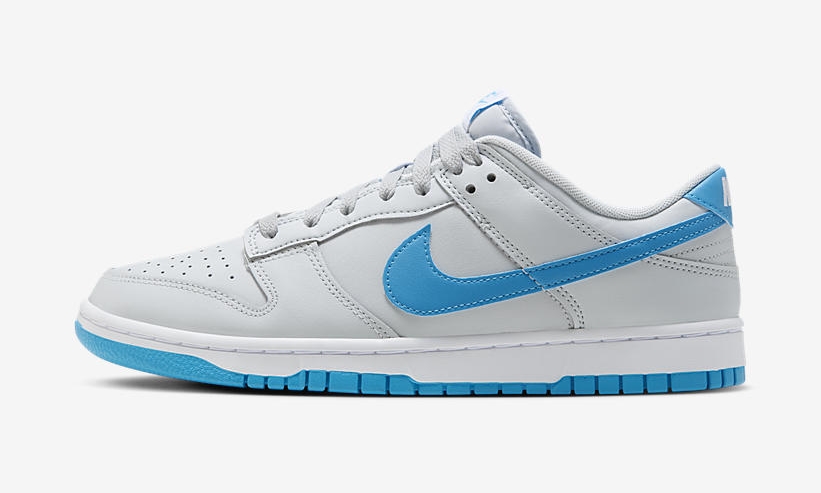 海外発売！ナイキ ダンク ロー レトロ “ピュアプラチナム/ブルーライトニング” (NIKE DUNK LOW RETRO “Pure Platinum/Blue Lightning”) [DV0831-001]