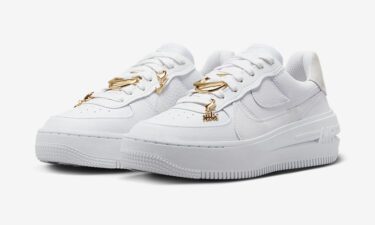 2023年 発売予定！ナイキ エア フォース 1 ロー プラットフォーム “ブリング/ホワイト” (NIKE AIR FORCE 1 LOW PLATFORM/PLT.AF.ORM “Bling/White”) [FB8473-100]