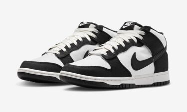 【国内 5/12 発売】ナイキ ダンク ミッド “キャンバスパンダ” (NIKE DUNK MID “Canvas Panda”) [DV0830-102]