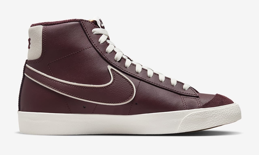 海外発売！ナイキ ブレーザー ミッド 77 プレミアム “ナイトマルーン” (NIKE BLAZER MID 77 PREMIUM “Night Maroon”) [DQ7672-600]