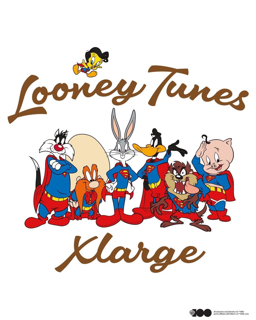 XLARGE x LOONEY TUNES CAPSULE 2023が1/21 発売 (エクストラ