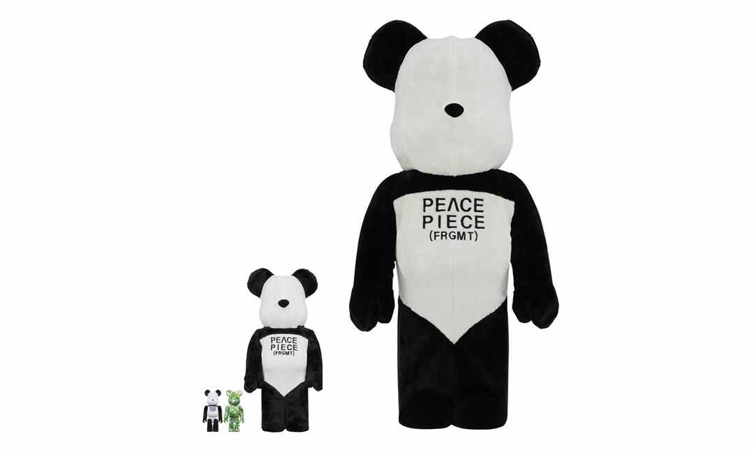 1/28 発売！バンブーパターンの本体が現れる2WAY仕様！FRAGMENT × BE@RBRICK "Panda" 100%&400% 1000% (フラグメント ベアブリック 藤原ヒロシ)