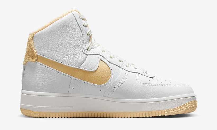 2023年 発売予定！ナイキ エア フォース 1 ハイ スカルプト “ホワイト/チームゴールド” (NIKE AIR FORCE 1 HIGH SCULPT “White/Team Gold”) [DV7454-100]