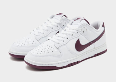 【国内 3/9 発売】ナイキ ダンク ロー “ホワイト/ナイトマルーン” (NIKE DUNK LOW “White/Night Maroon”) [DV0831-102]