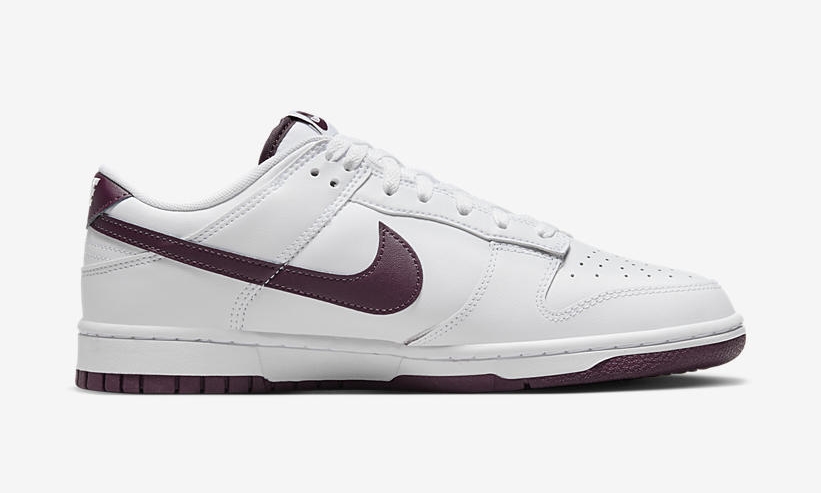 【国内 3/9 発売】ナイキ ダンク ロー “ホワイト/ナイトマルーン” (NIKE DUNK LOW “White/Night Maroon”) [DV0831-102]