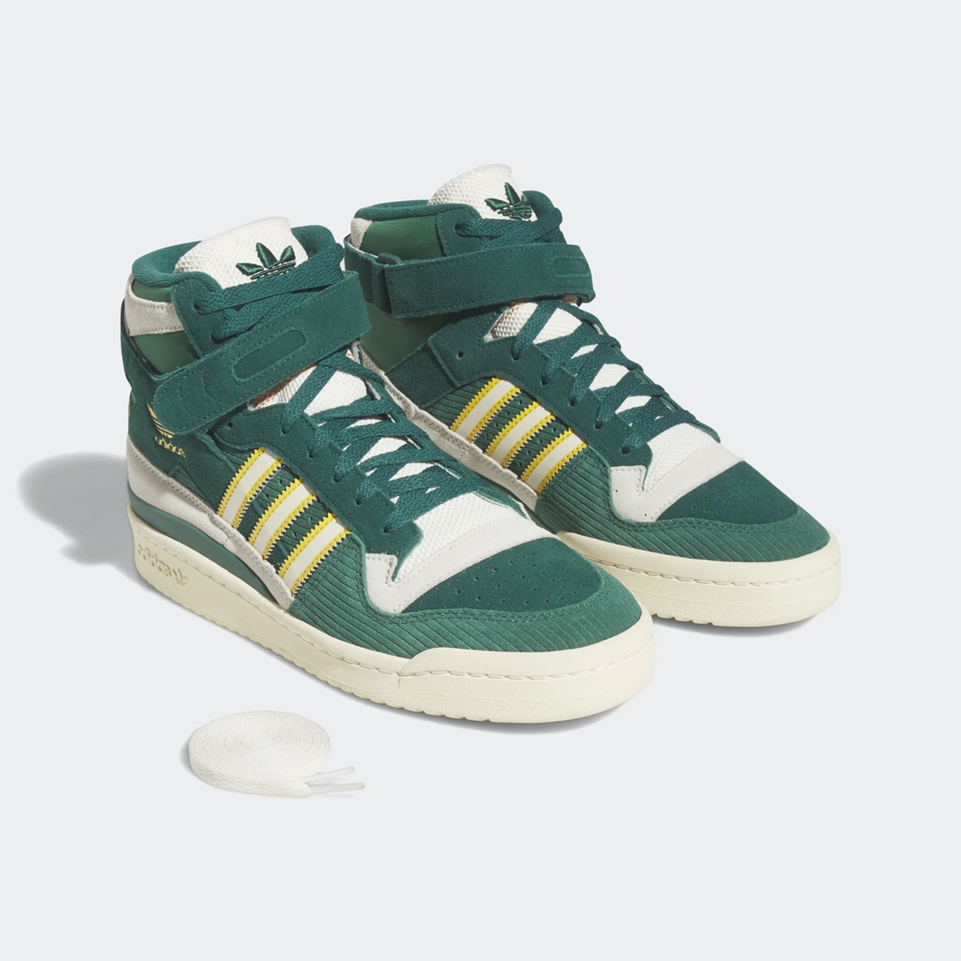 海外発売！adidas Originals FORUM 84 HI “Collegiate Green” (アディダス オリジナルス フォーラム 84 ハイ “カレッジグリーン”) [FZ6301]