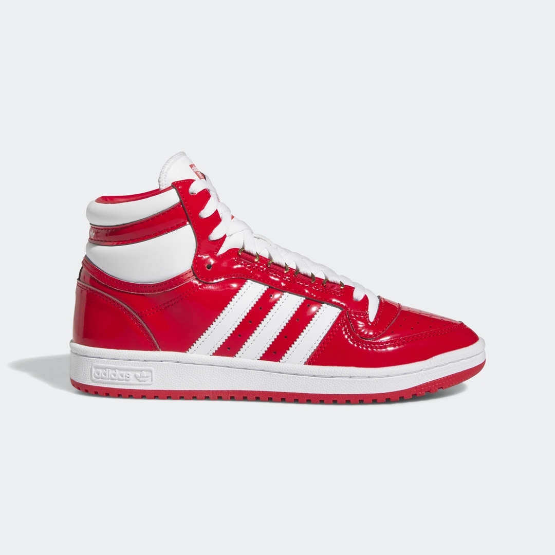 海外 1/15 発売！adidas Originals TOP TEN RB “Patent Black/Patent Scarlet” (アディダス オリジナルス トップテン RB “パテントブラック/パテントスカーレット”) [FZ6191/FZ6193]