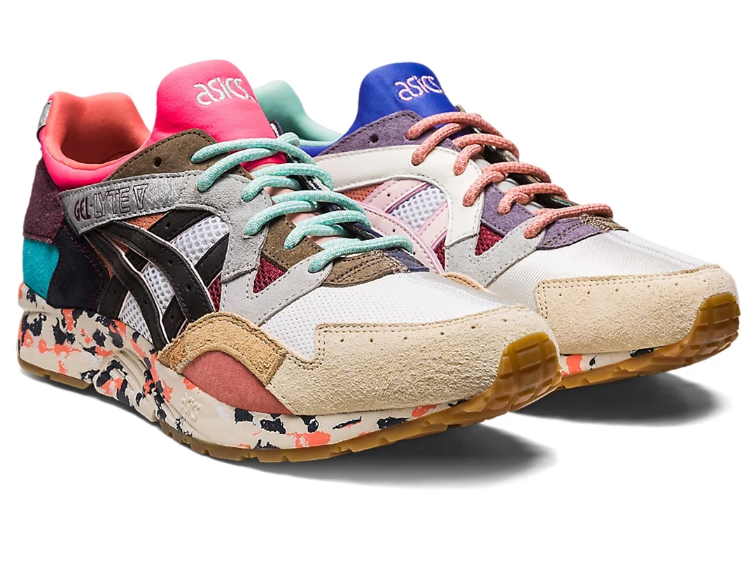 【国内 1/13、1/27 発売】ASICS GEL-LYTE V “Multi” (アシックス ゲルライト 5 “マルチカラー”) [1201A763.960/1201A763.961]