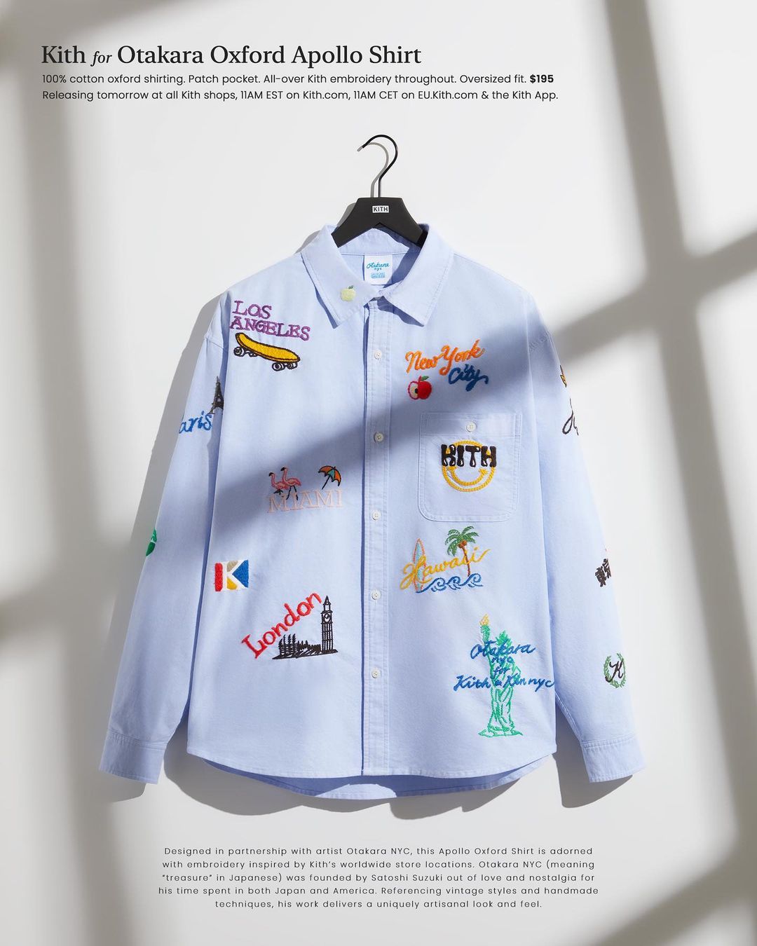 Kith for Otakara Apollo Oxford Shirts】KITH MONDAY PROGRAM 2023年 ...