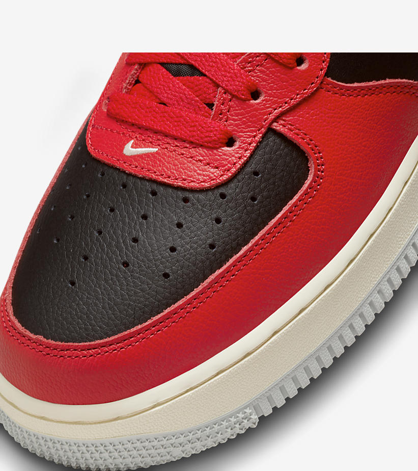 【国内 7/2 発売予定】ナイキ エア フォース 1 ミッド “スプリット/ブラック/レッド/グレー” (NIKE AIR FORCE 1 MID “Split/Black/Red/Grey”) [DZ2554-001]