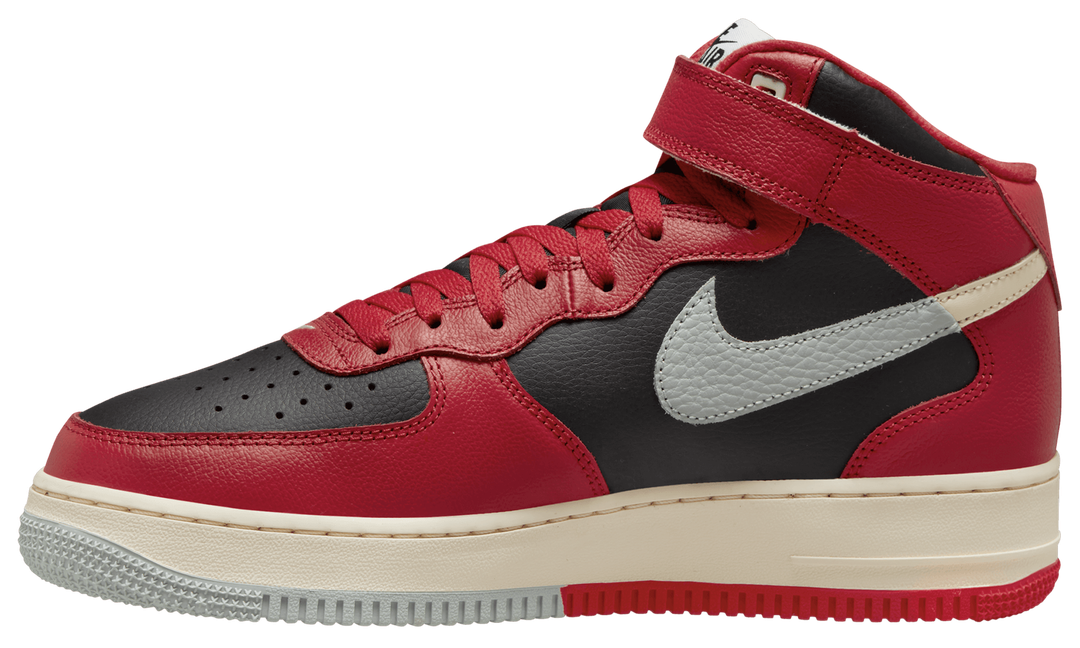 【国内 7/2 発売予定】ナイキ エア フォース 1 ミッド “スプリット/ブラック/レッド/グレー” (NIKE AIR FORCE 1 MID “Split/Black/Red/Grey”) [DZ2554-001]