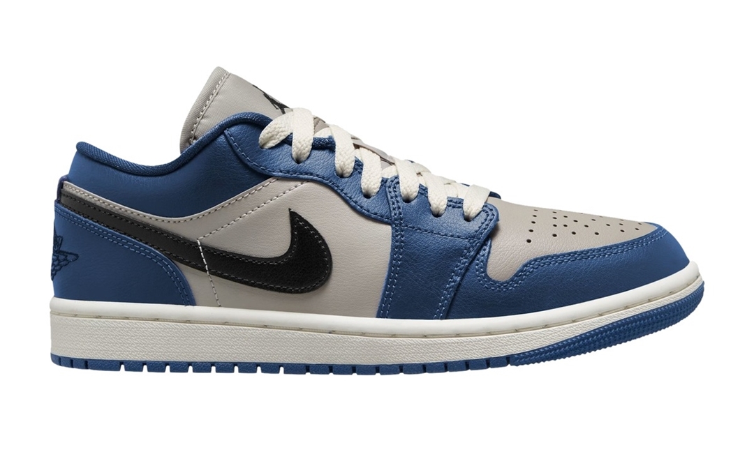 2023年 発売予定！ナイキ ウィメンズ エア ジョーダン 1 ロー “グレー/ネイビー/ホワイト” (NIKE WMNS AIR JORDAN 1 LOW “Grey/Navy/White”) [DC0774-402]