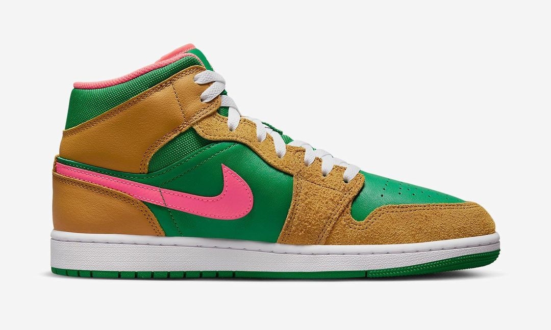 【国内 5/22 発売予定】ナイキ エア ジョーダン ミッド SE “チャツネ/ラッキーグリーン” (NIKE AIR JORDAN 1 MID SE “Chutney/Lucky Green”) [DX4332-700]