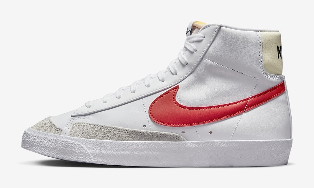 海外発売！ナイキ ブレーザー ミッド 77 ビンテージ “ホワイト/ピカンテレッド” (NIKE BLAZER MID 77 VINTAGE “White/Picante Red”) [BQ6806-122]