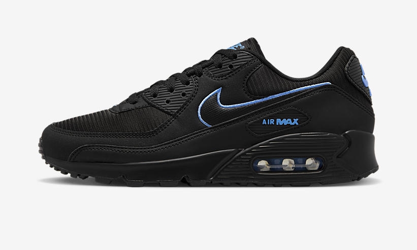 2023年 発売予定！ナイキ エア マックス 90 “ブラック/ユニバーシティブルー” (NIKE AIR MAX 90 “Black/University Blue”) [FJ4218-001]