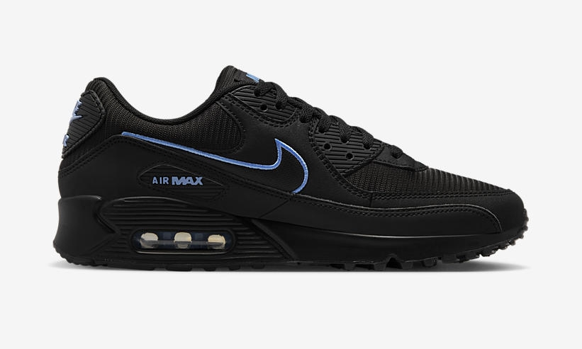 2023年 発売予定！ナイキ エア マックス 90 “ブラック/ユニバーシティブルー” (NIKE AIR MAX 90 “Black/University Blue”) [FJ4218-001]