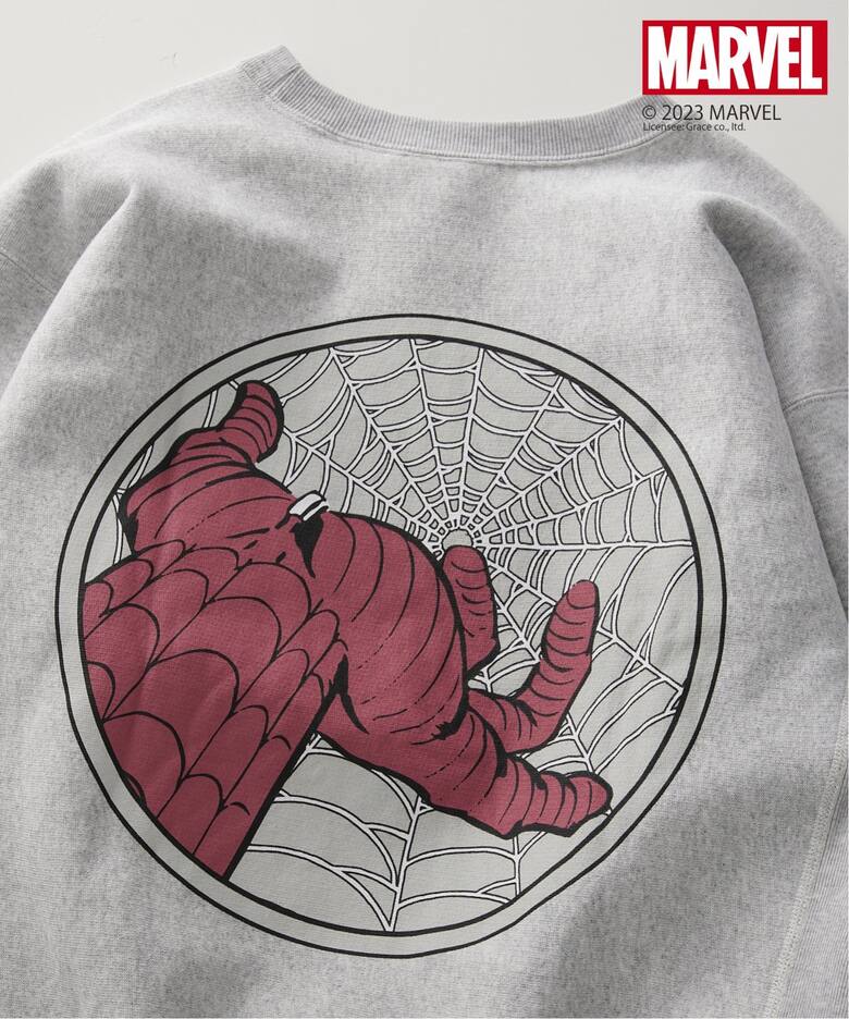 CHAMPION × JOURNAL STANDARD relume【SPIDER-MAN】別注リバースウィーブ スウェットパーカー/クルーネックが2月中旬発売 (チャンピオン ジャーナルスタンダード スパイダーマン)