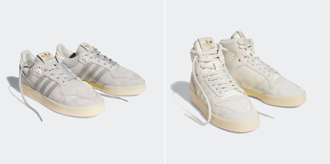 【発売中】アディダス オリジナルス ライバルリー ロー/ハイ “セサミ/ホワイト” (adidas Originals RIVALRY LOW/HIGH "Sesami/White") [FZ6323/FZ6324]