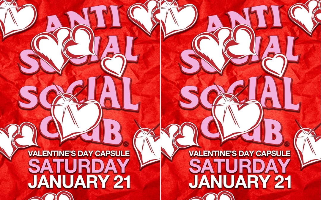 【1/21 発売】Anti Social Social Club "VALENTINE’S DAY CAPSULE 2023" (アンチ ソーシャル ソーシャル クラブ "バレンタイン")