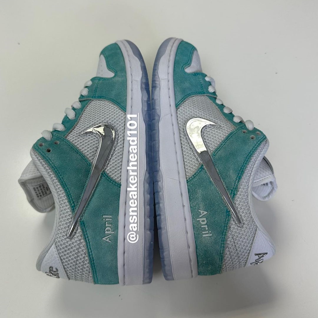 【国内 11/25、11/27 発売】April Skateboards x NIKE SB DUNK LOW “Turbo Green/Metallic Silver” (エイプリル スケートボード ナイキ SB ダンク ロー “ターボグリーン/メタリックシルバー”) [FQ8202-300/FQ8203-300/FD2562-400]