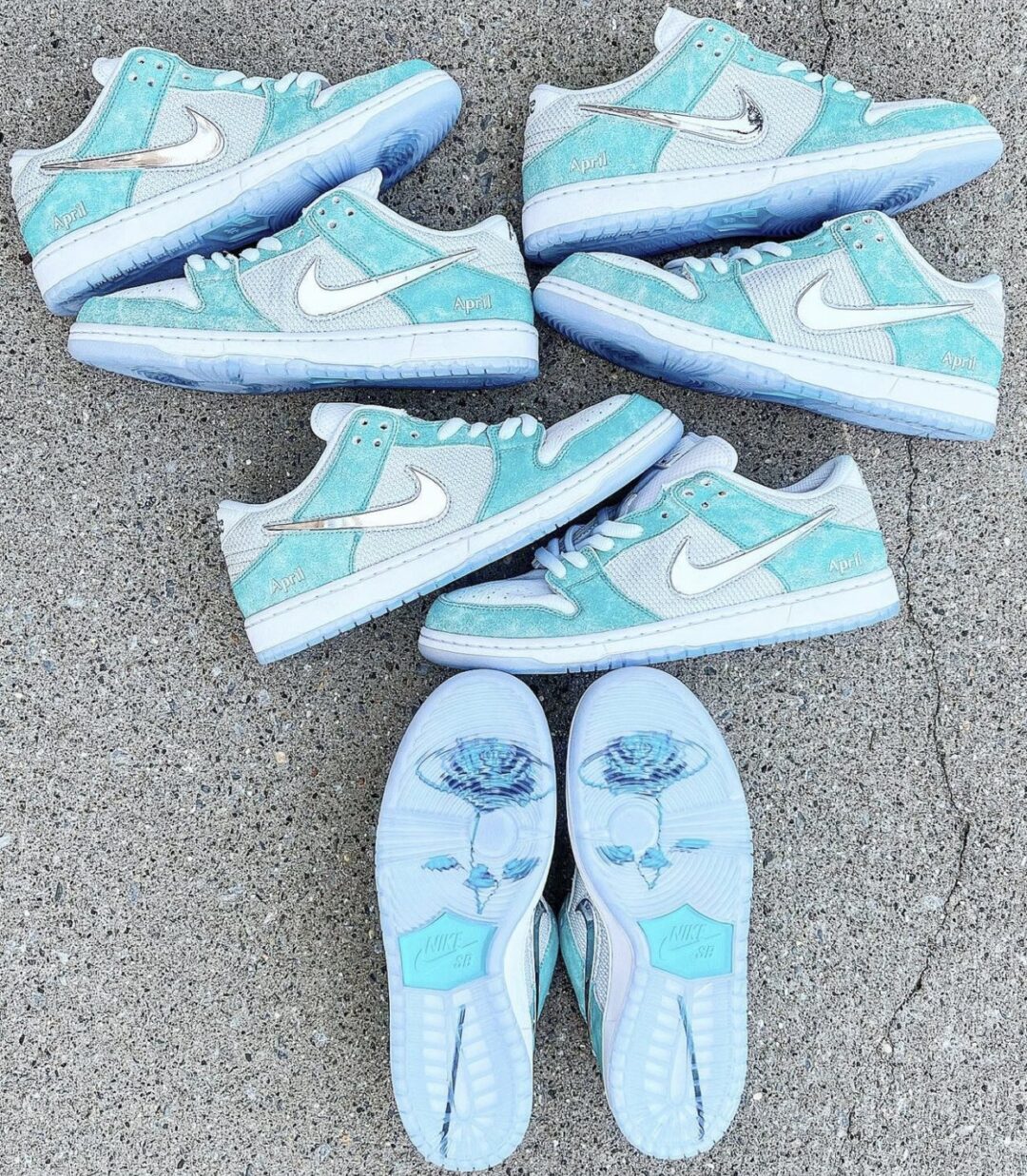 【国内 11/25、11/27 発売】April Skateboards x NIKE SB DUNK LOW “Turbo Green/Metallic Silver” (エイプリル スケートボード ナイキ SB ダンク ロー “ターボグリーン/メタリックシルバー”) [FQ8202-300/FQ8203-300/FD2562-400]