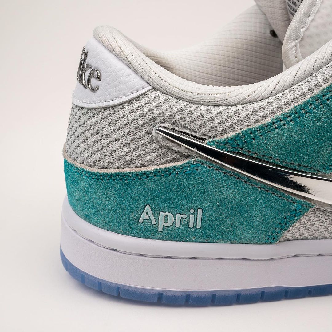 【国内 11/25、11/27 発売】April Skateboards x NIKE SB DUNK LOW “Turbo Green/Metallic Silver” (エイプリル スケートボード ナイキ SB ダンク ロー “ターボグリーン/メタリックシルバー”) [FQ8202-300/FQ8203-300/FD2562-400]