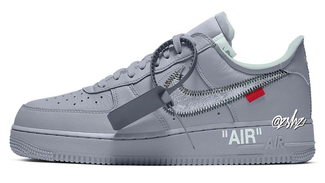 2023年 春 発売予定！フランス限定 OFF WHITE × NIKE AIR FORCE 1 LOW “Ghost Grey” (オフホワイト ナイキ エア フォース 1 ロー “ゴーストグレー”) [DX1419-500]