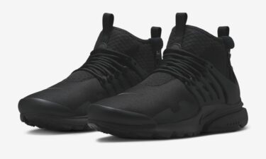 海外発売！ナイキ エア プレスト ミッド ユーティリティー “トリプルブラック” (NIKE AIR PRESTO MID UTILITY “Triple Black”) [DC8751-003]