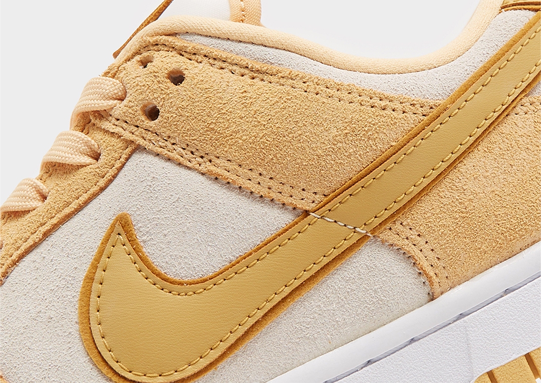 【国内 3/9 発売】ナイキ ダンク ロー LX “ゴールドスエード” (NIKE DUNK LOW LX “Gold Suede”) [DV7411-200]