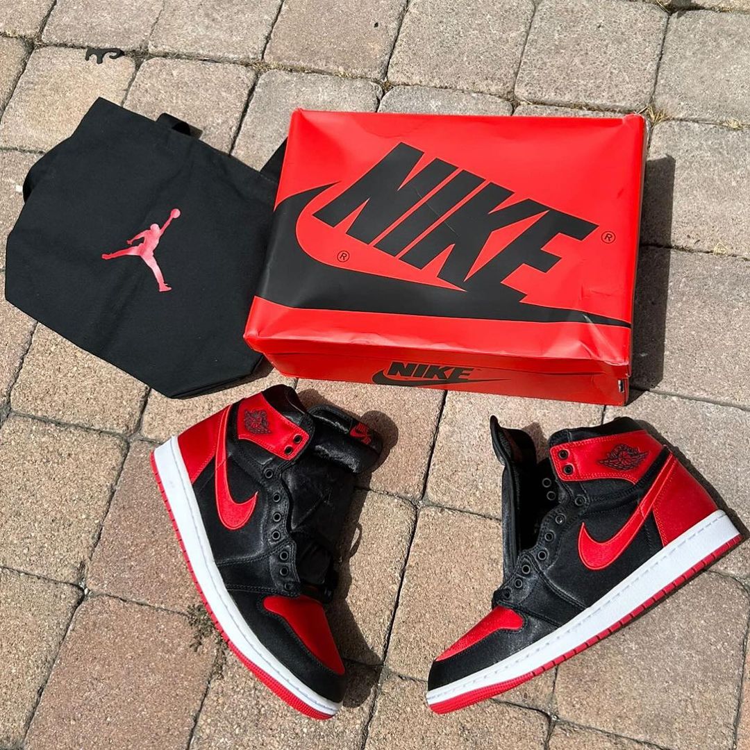 【国内 10/18 発売予定】ナイキ ウィメンズ エア ジョーダン 1 ハイ OG “サテン ブレッド” (NIKE WMNS AIR JORDAN 1 HIGH OG ”Satin Bred”) [FD4810-061]