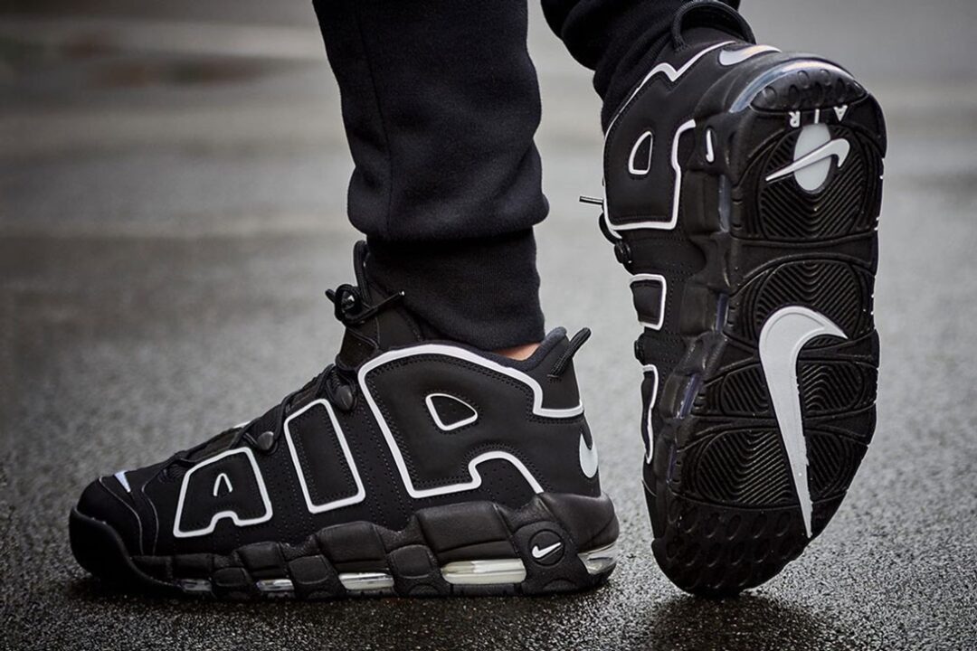 28.5 Nike Air More Uptempo Black モアテン