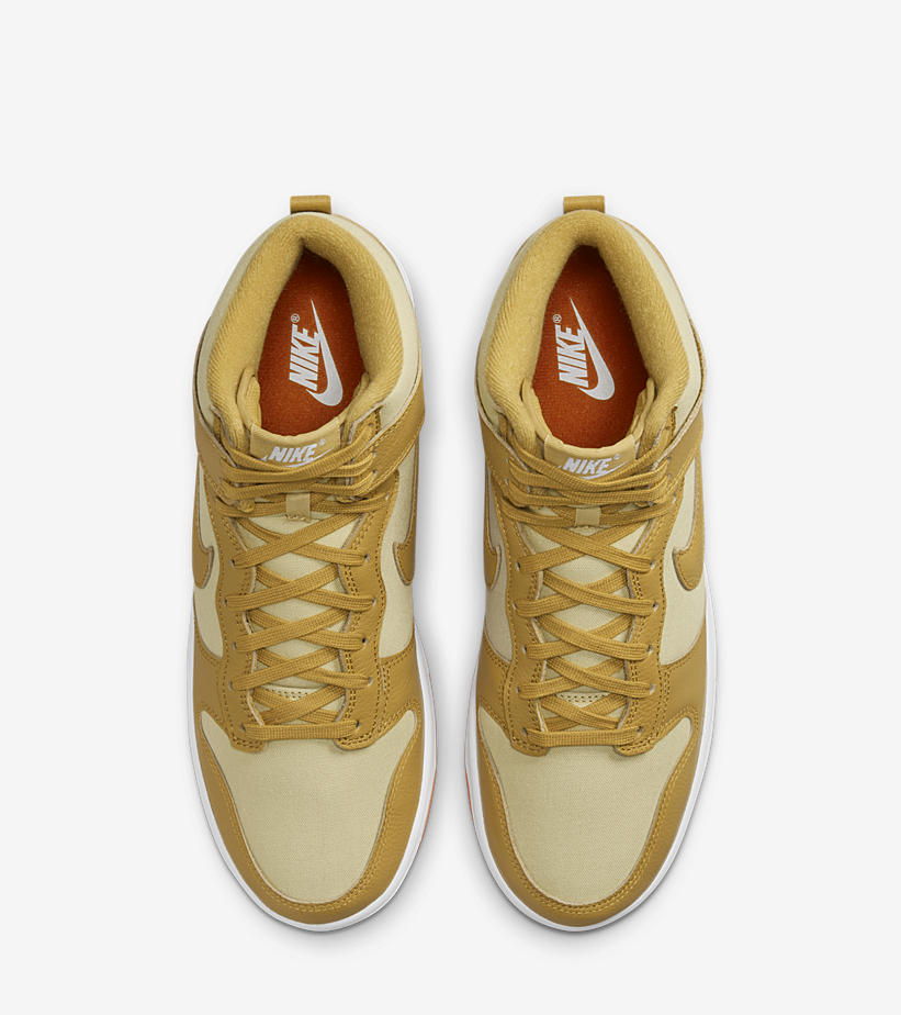 海外 4/4 発売予定！ナイキ ダンク ハイ “ゴールドキャンバス” (NIKE DUNK HIGH “Gold Canvas”) [DV7215-700]