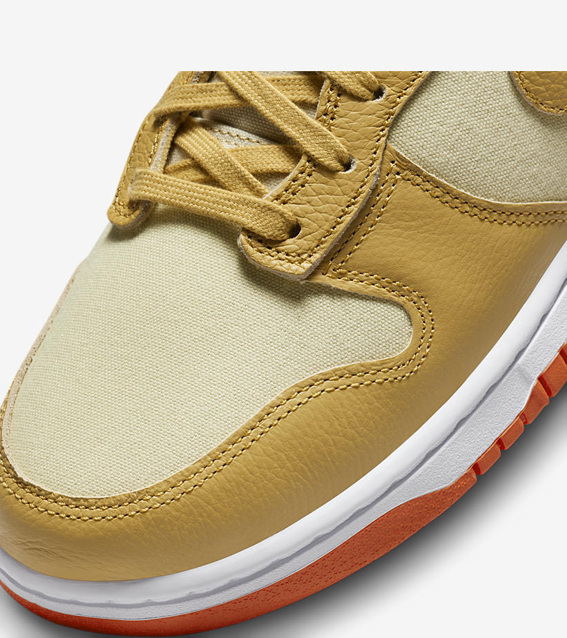 海外 4/4 発売予定！ナイキ ダンク ハイ “ゴールドキャンバス” (NIKE DUNK HIGH “Gold Canvas”) [DV7215-700]