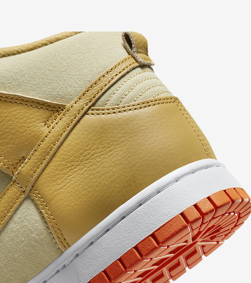 海外 4/4 発売予定！ナイキ ダンク ハイ “ゴールドキャンバス” (NIKE DUNK HIGH “Gold Canvas”) [DV7215-700]