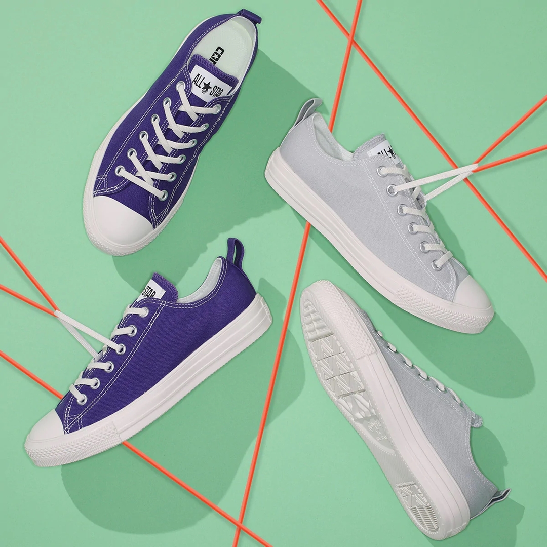 【国内 1/13 発売】シューレースを解かずに着脱できる CONVERSE ALL STAR LIGHT FREELACE OX (コンバース オールスター ライト フリーレース OX)