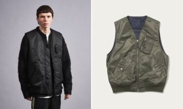 monkey timeからMA-1をベースにしたベスト型アウター "PDD FLIGHT VEST"が発売 (モンキータイム)