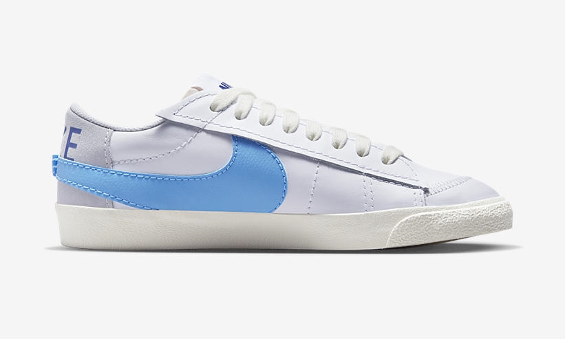 2023年 発売予定！ナイキ ブレーザー ロー ジャンボ “エクストラスウッシュ/ホワイト/ブルー” (NIKE BLAZER LOW JUMBO “Extra Swoosh/White/Blue”) [FN3413-100]