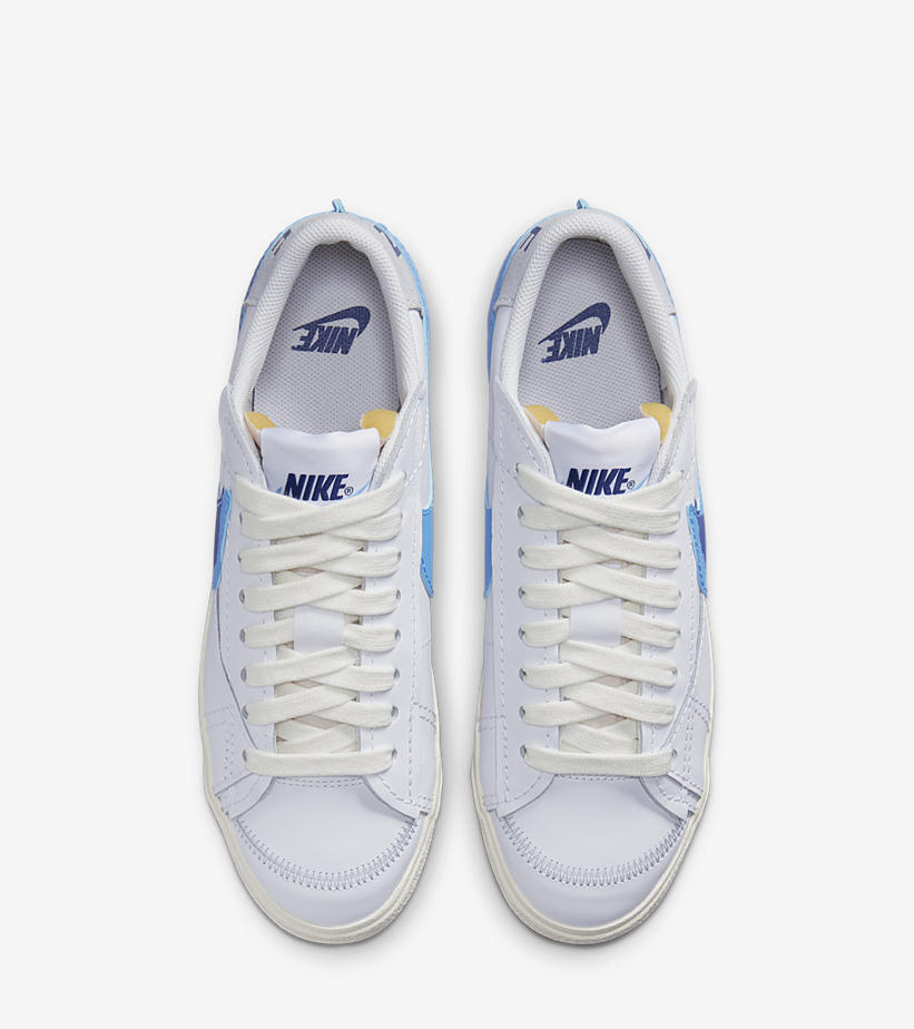 2023年 発売予定！ナイキ ブレーザー ロー ジャンボ “エクストラスウッシュ/ホワイト/ブルー” (NIKE BLAZER LOW JUMBO “Extra Swoosh/White/Blue”) [FN3413-100]