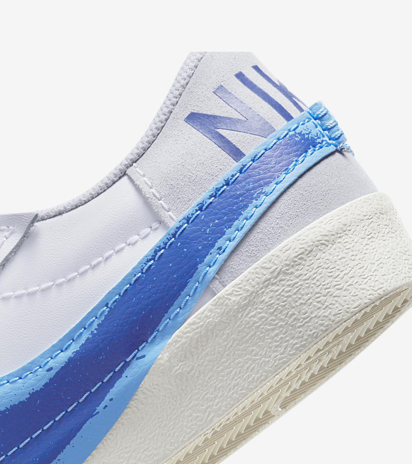 2023年 発売予定！ナイキ ブレーザー ロー ジャンボ “エクストラスウッシュ/ホワイト/ブルー” (NIKE BLAZER LOW JUMBO “Extra Swoosh/White/Blue”) [FN3413-100]