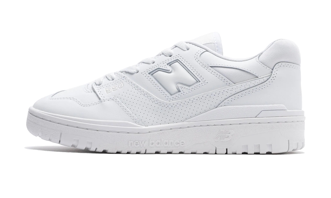 【国内 1/27 発売】New Balance BB550 WWW “Triple White” (ニューバランス "トリプルホワイト")