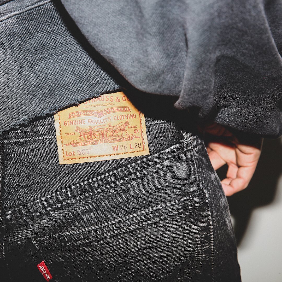 Levi's “501 BLACK BEAMS LIMITED EDITION”が、1/21 発売