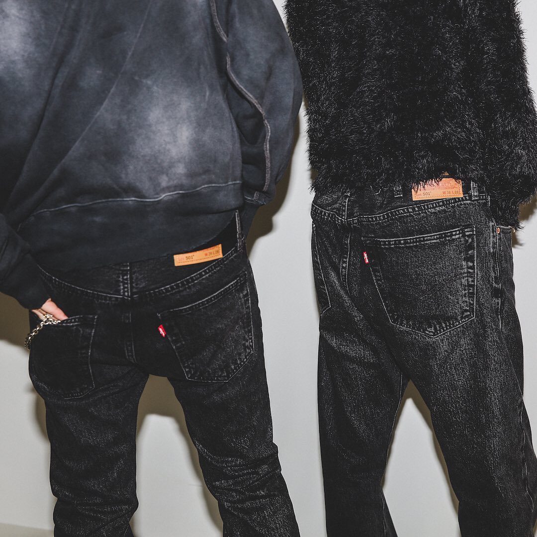 Levi’s “501 BLACK BEAMS LIMITED EDITION”が、1/21 発売 (リーバイス “ブラック ビームス リミテッド エディション”)