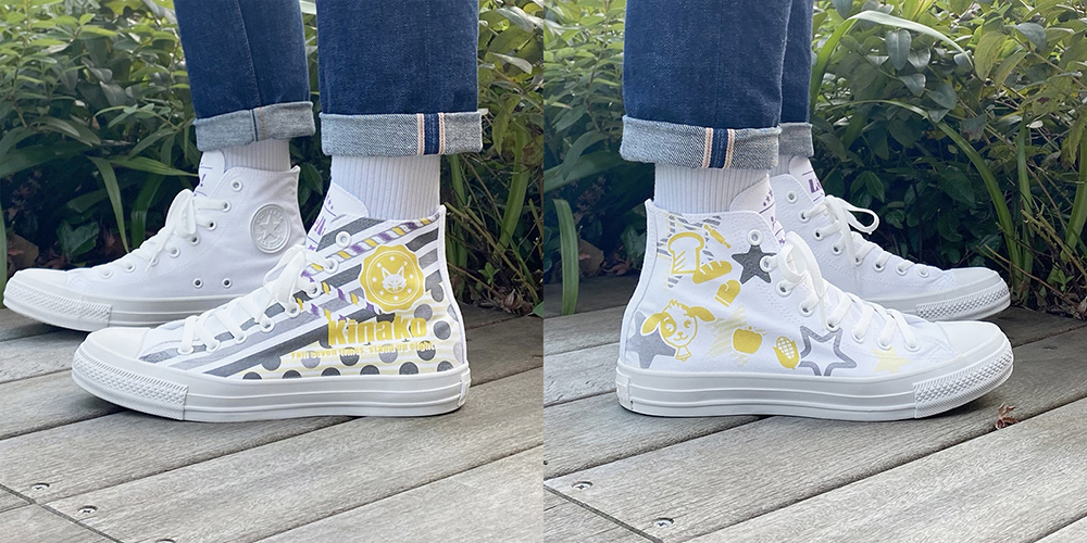 White atelier BY CONVERSE ALL STAR COLORS R HI × TVアニメ「ラブライブ！スーパースター!!」Liella! 2期生モデルが4月下旬発売 (コンバース オールスター)